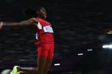 Brittney Reese of the United States in action in the Women's Long Jump Final on Day 12 of the London 2012 Olympic Games at Olympic Stadium on August 8, 2012 (Getty Images)
