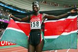 Catherine Ndereba of Kenya celebrates winning the women's marathon (Getty Images)