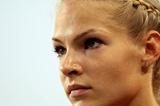 Darya Klishina of Russia prepares to compete in the women's long jump final during day two 