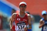 Toshikazu Yamanishi winning at the 2013 IAAF World Youth Championships (Getty Images)