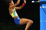Sweden's Angelica Bengtsson clearing 4.30m to take gold at the Youth Olympic Games in Singapore (Getty Images)
