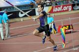 Renaud Lavillenie topped 5.85m to win in Lausanne (Deca Text&Bild)