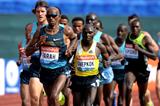 Mo Farah on his way to winning the 5000m at the Birmingham Diamond League (Mark Shearman)