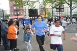 Anthony Famiglietti at the New York Road Runners Foundation’s Mighty Milers program event in New York on 14 May 2009 (NYRR)