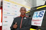 Duncan Kibet ahead of the 2013 Dusseldorf Marathon (Victah Sailer / photorun.net - organisers)