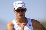 Horacio Nava of Mexico in a solo lead in the men's 50km Race Walk (Getty Images)