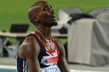 Mohamed Farah of Great Britain reacts after claiming victory in the men's 5000 metres final  (Getty Images)