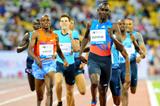 David Rudisha wins the 800m at the 2013 Doha Diamond League (Errol Anderson)