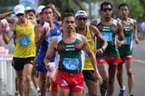 Diego Flores leading in the men's 20km Race Walk at 2013 Pan American Race Walking Cup (Fernando Ruiz)