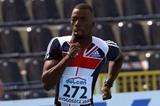 Nigel Levine of Great Britain in action during the Men's 400m heats (Getty Images)