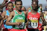 Long Race - Kenenisa Bekele and Kenya's Wilberforce Talel (Getty Images)