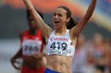Anita Hinriksdottir winning the 800m at the 2013 IAAF World Youth Championships (Getty Images)