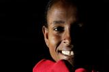 Meseret Defar on the eve of the IAAF World Cup in Athens (Getty Images)