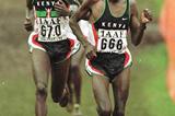 Tergat and Ivuti (© Allsport)