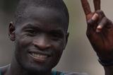 Abel Kirui celebrates winning his second World Marathon title (Getty Images)