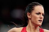 Georganne Moline of the United States competes in the Women's 400m Hurdles Round 1 Heats on Day 9 of the London 2012 Olympic Games at the Olympic Stadium on August 5 (Getty Images)