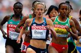 Jennifer Rhines of the United States qualifies for the women's 5000m final in Berlin (Getty Images)