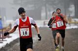 Morten Munkholm and Andreas Bueno lead a Danish 1-2-3 finish at the Nordic Cross Country Championships (Hasse Sjögren)