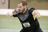 Ryan Whiting throws a world-lead of 21.80m at the US Indoor Championships (Kirby Lee)