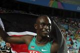 David Lekuta Rudisha of Kenya celebrates claiming gold in the men's 800 metres final (Getty Images)
