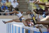 Joanna Hayes of the US wins the 100m Hurdles at the World Athletics Final (Getty Images)