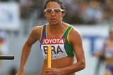 Brazil's Vanda Gomes secures an automatic qualification for the women's 4x100m final in Berlin (Getty Images)