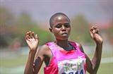 Margaret Wangari en route to a solid victory in Machakos in 2009 (Elias Makori)