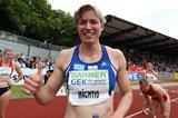 Julia Machtig after winning at the 2013 IAAF Combined Events Challenge meeting in Ratingen (Gladys von der Laage)