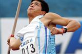 Braian Toledo of Argentina at the 2009 South American Junior Championships (CBAt)