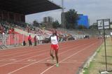 Senbere Teferi winning the 3000m at the 2013 Ethiopian Junior Championships (Bizuayehu Wagaw)