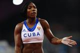 Yarisley Silva of Cuba prepares to vault at the London 2012 Olympic Games (Getty Images)