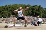 Adam Nelson of the USA in the men's Shot Put in Olympia (Getty Images)