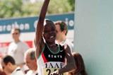 Kenya's  Tegla Loroupe wins in Palermo (© Allsport)