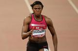 Blessing Okagbare on her way to winning the 100m in Beijing (Getty Images)