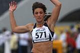 Ivana Spanovic of Serbia on her way to the 2008 World Junior gold medal in the Long Jump (Getty Images)