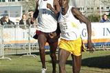 Joel Kemboi Kimurer (right) outsprints Denis Ndiso at the Eurocross (Rosch Kohl)