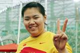 Zhang Wenxiu celebrates her win at the Asian Games (Getty Images)