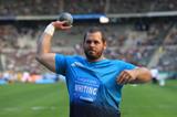 Ryan Whiting at the 2013 IAAF Diamond League final in Brussels (Jean-Pierre Durand / IAAF )