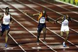 Finish of World Cup 100m in Madrid (Getty Images)