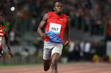 Usain Bolt at the 2012 Rome Samsung Diamond League meeting (Giancarlo Colombo)