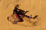 Caterine Ibarguen in the womens Triple Jump qualifications at the IAAF World Championships Moscow 2013 (Getty Images)