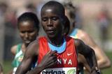 Edith Masai running in the women's short course race in Lausanne (Getty Images)