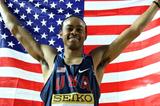 Aries Merritt of the United States celebrates as he wins gold in the Men’s 60 Metres Hurdles Final during day three - WIC Istanbul  (Getty Images)