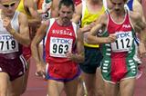 Vladimir Andreyev (963) of Russia leads Edmonton 20km (Getty Images)