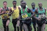 Kenya's Gilbert Kirui leads the way at the 2012 IRIS Lotto Crosscup event in Brussels (Nadia Verhoft)