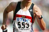 Andreas Erm (GER) strides towards World 50km bronze in Paris (Getty Images)