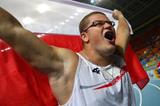 Pawel Fajdek in the mens Hammer Throw Final at the IAAF World Athletics Championships Moscow 2013 (Getty Images)