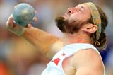 Poland's Tomasz Majewski in action in the Shot (Getty Images)