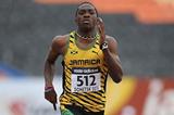 Martin Manley in the boys 400m at the IAAF World Youth Championships 2013 (Getty Images)