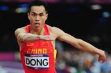Bin Dong of China competes during the Men's Triple Jump Final on Day 13 of the London 2012 Olympic Games at Olympic Stadium on August 9, 2012 (Getty Images)